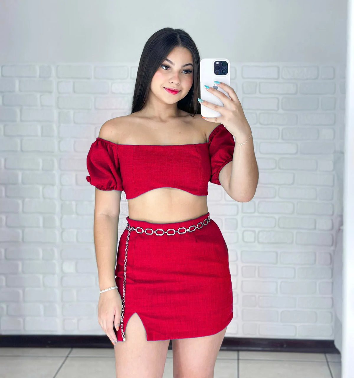 Conjunto Paty Vermelho