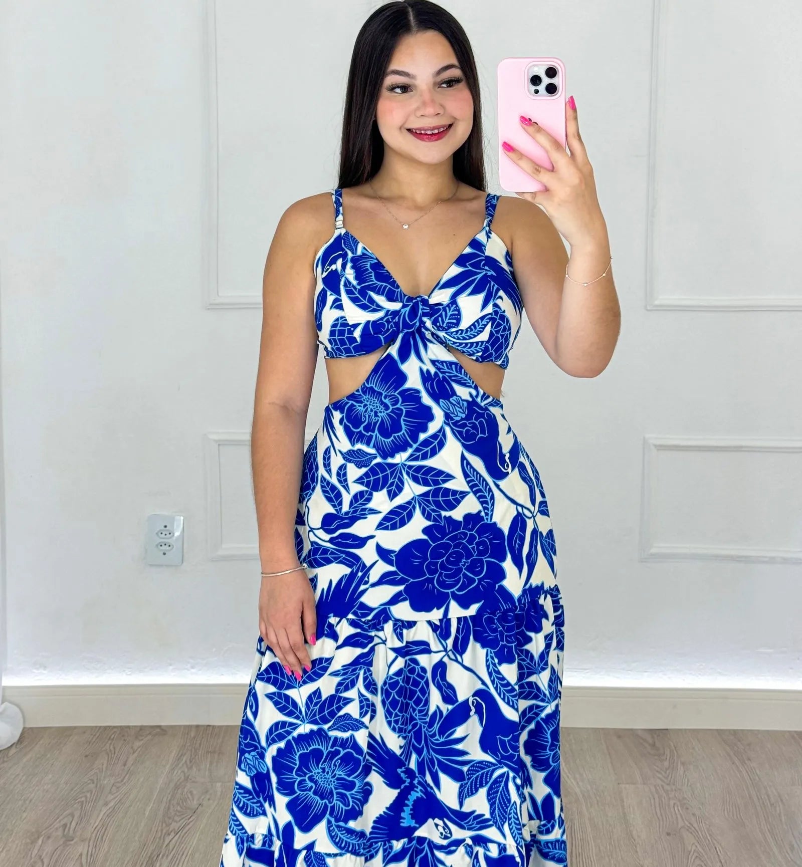 Vestido Longo Bela Azul