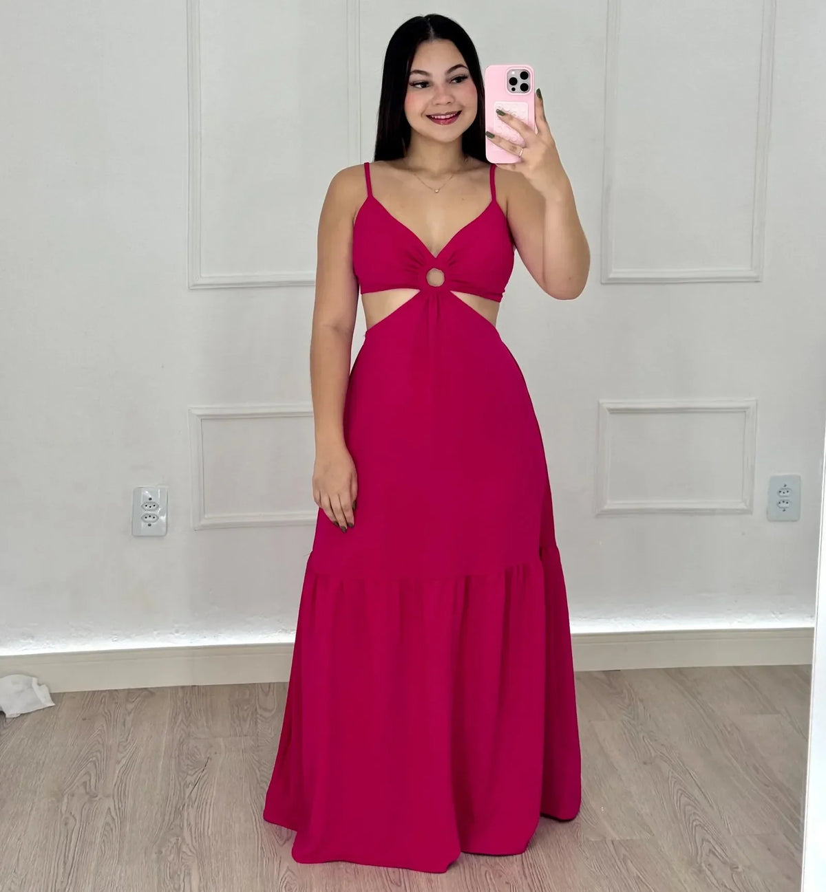 Vestido Mayara Longo Vermelho